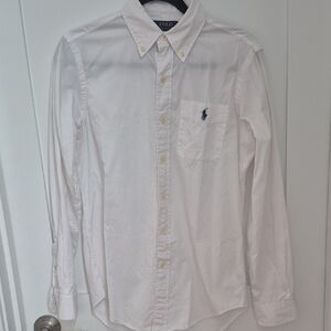 Polo by Ralph Lauren Men's Classic White Button-Down Shirt